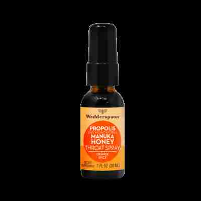 Wedderspoon Propolis and Manuka Honey Throat Spray - Orange Spice